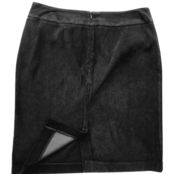Geoffrey Beene Sport Stretch Black Sz 8 Skirt ♥️ - Picture 3 of 4